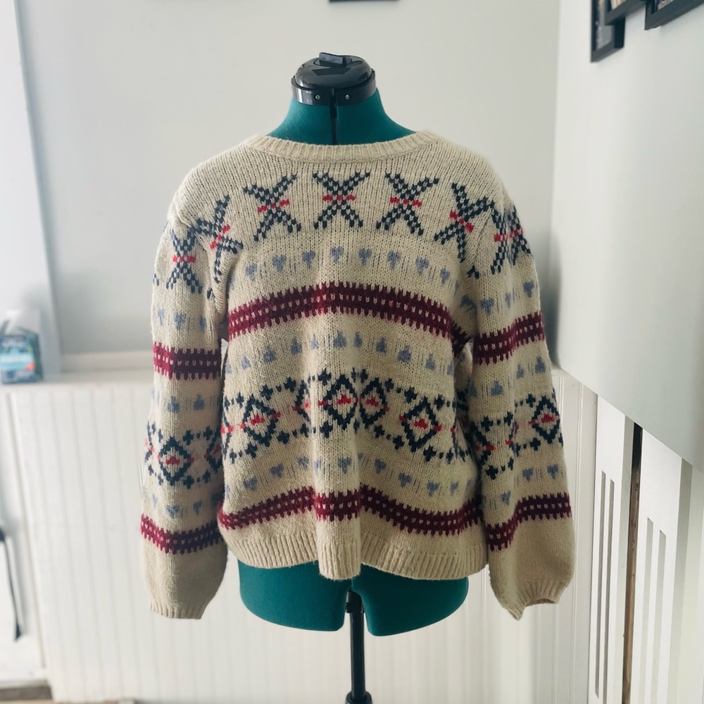 Chunky knit sweater